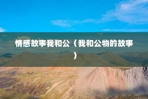 情感故事我和公（我和公物的故事）