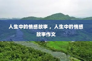 人生中的情感故事 ，人生中的情感故事作文