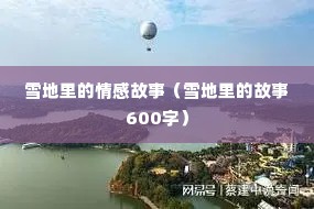 雪地里的情感故事（雪地里的故事600字）